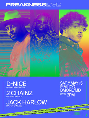D-Nice, 2 Chainz & Jack Harlow Announced As Headline Acts For This Year's Reimagined 'Preakness Live' At Preakness 146