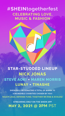 Global Fashion Retailer SHEIN Announces 2nd Annual Streaming Event Featuring Headlining Performance By Nick Jonas