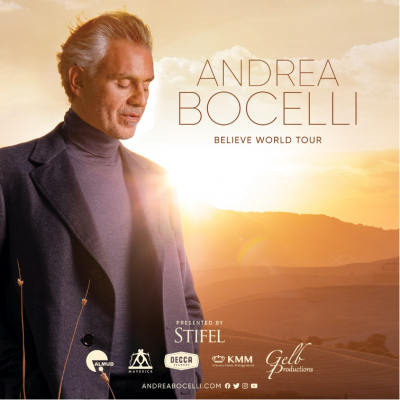 Andrea Bocelli To Perform With Top Orchestras In The US On Believe North American 2021 Tour