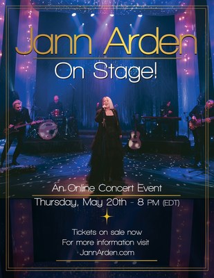Multi-Platinum Canadian Legend Jann Arden Announces Livestream Concert 'Jann Arden On Stage' On May 20