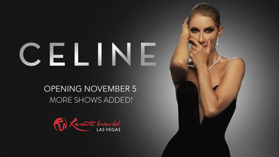 Due To Extraordinary Ticket Demand, Celine Dion Announces More Show Dates For Her Headliner Engagements At Las Vegas