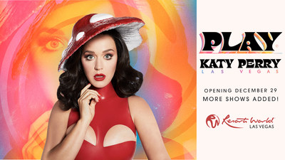Katy Perry Adds Eight More Show Dates To "PLAY" At The Theatre At Resorts World Las Vegas