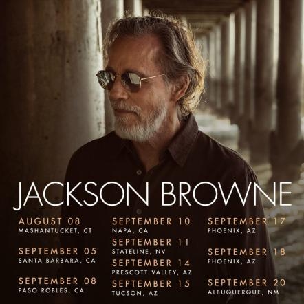 Jackson Browne Announces "Evening With" Tour Dates For September