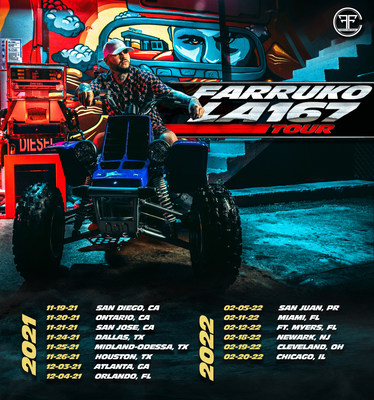 Super Star Farruko Announces His Long Awaited "LA 167" Tour In The United States & Puerto Rico