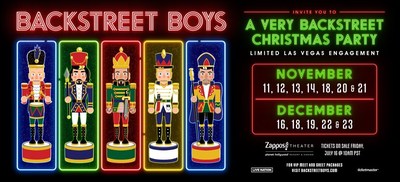 Backstreet Boys Return To Las Vegas For "A Very Backstreet Christmas Party"