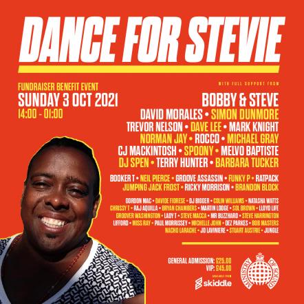 'Dance For Stevie' - Ministry Of Sound Fundraiser For Steve Lavinere Of Legendary Duo Bobby & Steve