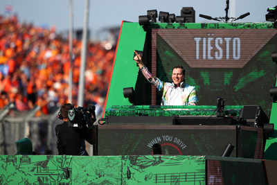 DJ Tiesto Played An Exclusive Live Performance On The Track To Celebrate The F1 Heineken Dutch Grand Prix At Zandvoort