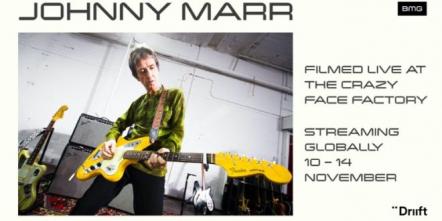 Johnny Marr Announces Livestream Performance 'Live At Crazy Face Factory'