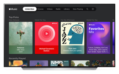 LG Smart TVs Now Offer Apple Music For Even More Entertainment Options