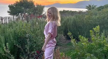 Kylie Minogue Is In Greece For The Shooting Of Germany's Next Top Model