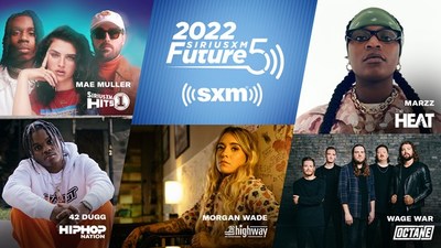 SiriusXM Reveals 'Future Five' For 2022 And Welcomes The 'Class Of 2021' In Music