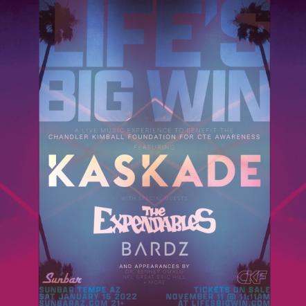 Kaskade Set As Headliner For Chandler Kimball Foundation's "Life's Big Win" Benefit Concert