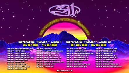 311 Announces Leg 2 Of 2022 Spring Tour