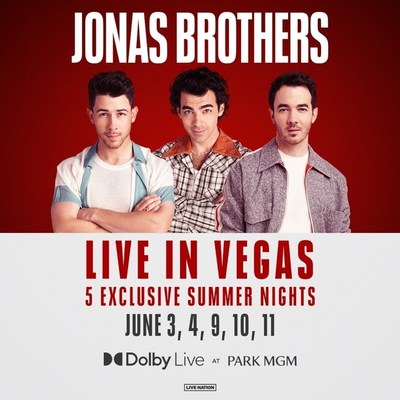 Jonas Brothers Announce Jonas Brothers: Live In Las Vegas Coming To Park MGM This Summer