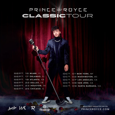 Prince Royce's "Classic Tour" Tickets On Sale Now