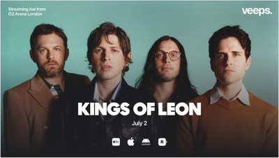 Veeps Launches New Suite Of Tv And Mobile Apps With Series Of Exclusive Concert Streams - Kings Of Leon,  Slash Ft. Myles Kennedy, Galantis, Indigo Girls, Kaleo, LP, Poppy And More!
