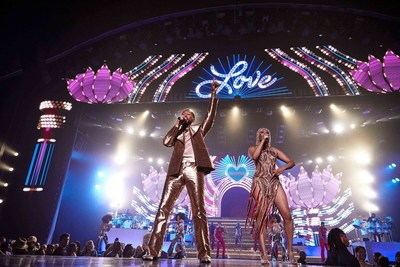 John Legend Celebrates Grand Opening Of "Love In Las Vegas" At Zappos Theater