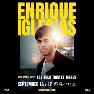 Enrique Iglesias Announces Only US Shows In 2022 At Resorts World Theatre In Las Vegas
