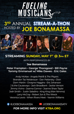 Blues Rock Star Joe Bonamassa Raises Over $560,000 To Date Following Third Annual Stream-A-Thon Event For Musicians In Need