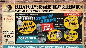 Peter Frampton & Duane Eddy To Lead All-Star Lineup At Buddy Holly's 85th Birthday Celebration In Lubbock
