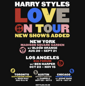 Harry Styles Announces Ten Additional Shows For Love On Tour 2022, Sells Out All 42 Shows
