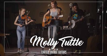 Molly Tuttle Performs "Flatland Girl" At Carter Vintage Guitars In Nashville