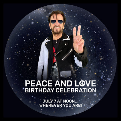 Ringo Celebrates His Birthday With His Annual Campaign For "Peace & Love"
