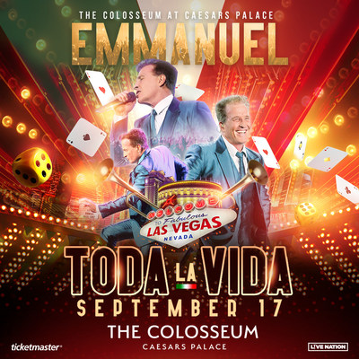 Emmanuel To Bring His Toda La Vida Tour To The Colosseum At Caesars Palace