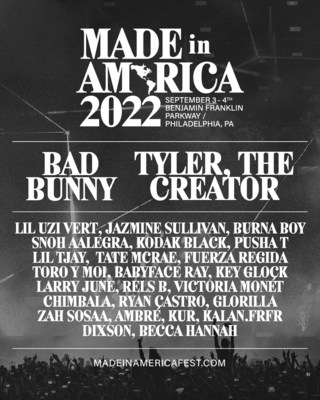 Bad Bunny, Tyler The Creator, Lil Uzi Vert, Jazmine Sullivan, Burna Boy, Kodak Black, Pusha T, Lil Tjay & Tate McRae Join The Freedom Stage At Made In America 2022