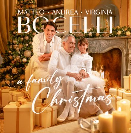 Andrea, Matteo And Virginia Bocelli Present Their First Album Together "A Family Christmas"