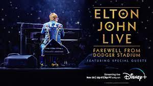 Disney+ Releases Key Art For 'Elton John Live: Farewell From Dodger Stadium'