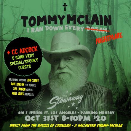 At 82, Louisiana Swamp Pop Music Hero Tommy McLain To Make Late Night Television Debut On The Late Late Show With James Corden, November 2