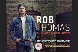 VNUE's Stageit To Livestream Rob Thomas Sold Out Benefit Concert For Sidewalk Angels Foundation