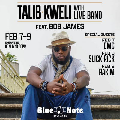 Blue Note Jazz Club Announces February Talib Kweli Shows Featuring Bob James