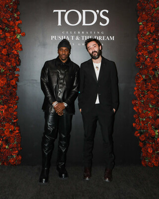 Steven Victor And Tod's Celebrated Grammy Nominees Pusha T And The-Dream