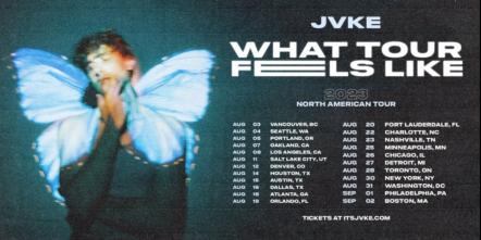 JVKE Announces Debut Headlining North American Tour 'What Tour Feels Like'