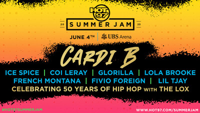 Cardi B, Glorilla, Ice Spice, Coi Leray And The Lox, And Many More To Perform At HOT 97's Summer Jam And Celebrate 50 Years Of Hip-Hop