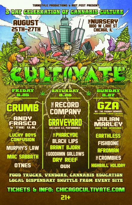 Chicago Cultivate Fest Celebrates Cannabis Culture Aug 25-27 With Huge Lineup