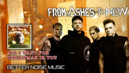 From Ashes To New Kickoff Holiday Season With Music Video For Rock Cover Of "All I Want For Christmas Is You"; Headlining Tour Starts Today (11/21)