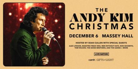 The Andy Kim Christmas Announces Special Performers For Toronto's Massey Hall