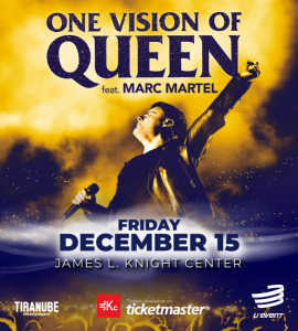Marc Martel Returns To Miami For One Vision Of Queen Concert On December 15, 2023
