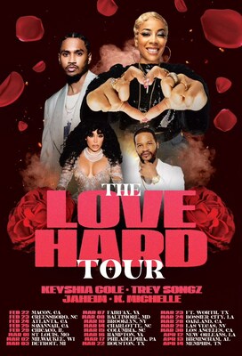 Keyshia Cole Headlines 'Love Hard' Tour With R&B Icon Trey Songz Featuring Jaheim & K. Michelle