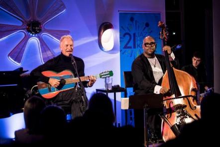 Sting + Christian McBride Perform At Ralph Pucci (New York) To Benefit Jazz House Kids