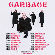 Garbage Announce UK & European Summer 2024 Tour Dates