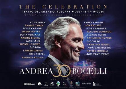 Andrea Bocelli 30: The Celebration Honors Bocelli's 30th Anniversary In Music